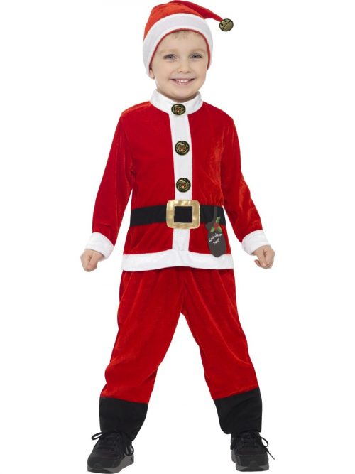 Santa Toddler Christmas Children's Fancy Dress Costume-0
