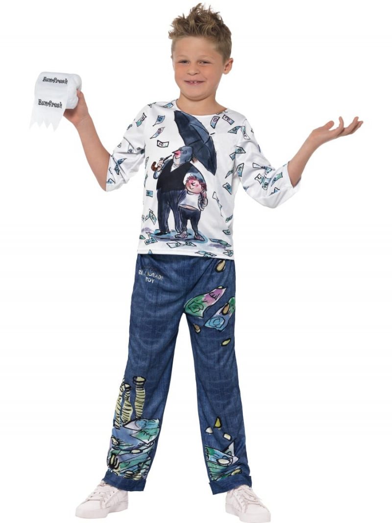 David Walliams Billionaire Boy Children's Fancy Dress Costume