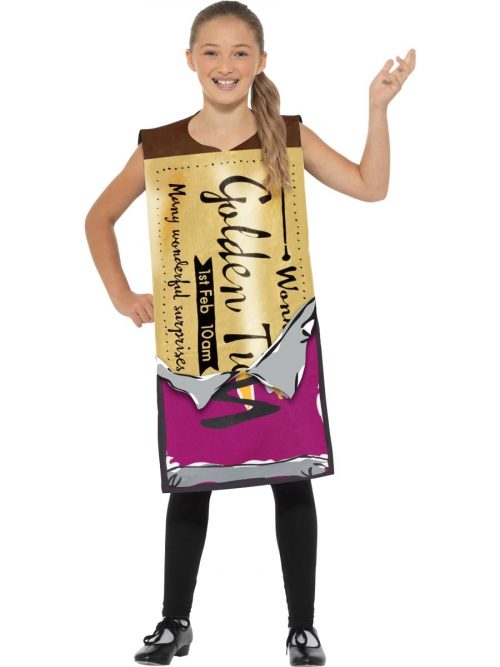 Roald Dahl Winning Wonka Bar Children's Fancy Dress Costume