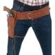 Adult Faux Leather Single Holster with Belt Tan