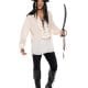 Pirate Shirt Ivory Men's Fancy Dress Costume