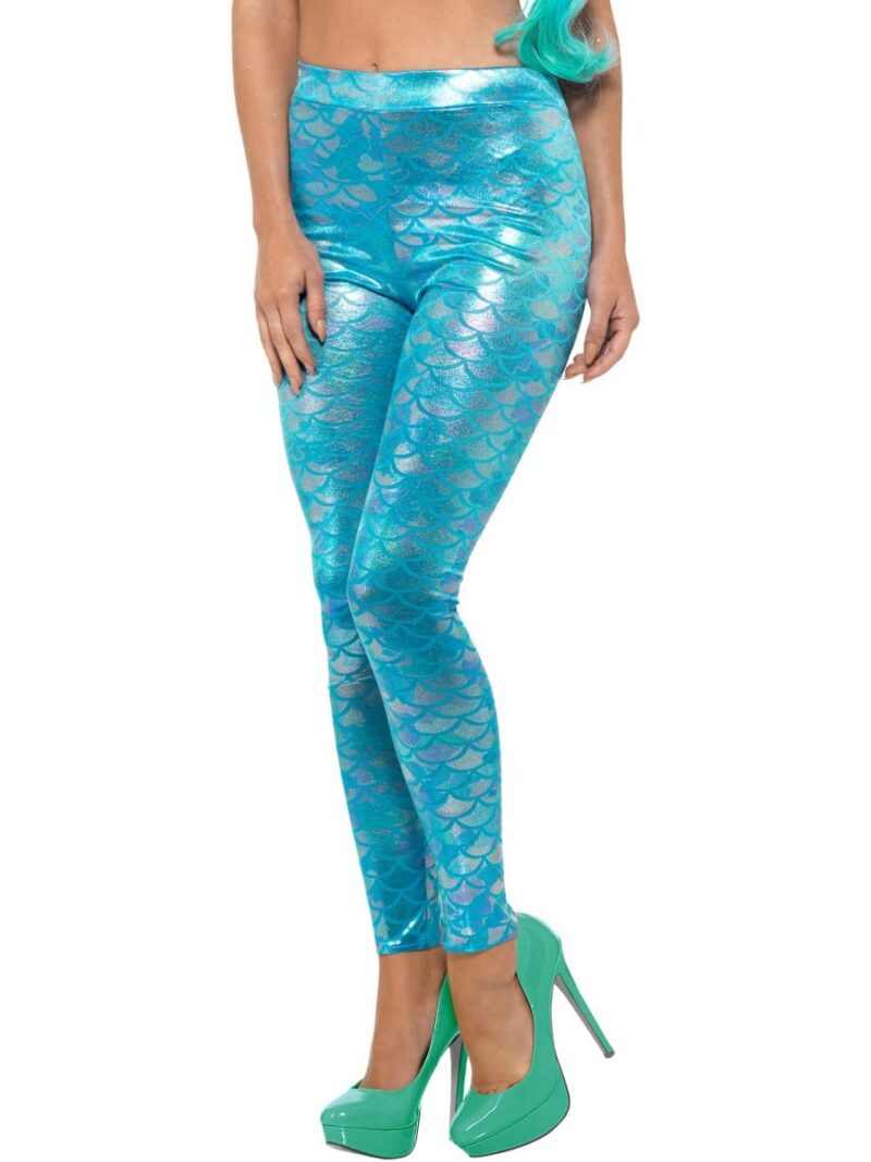 Mermaid Leggings Ladies Fancy Dress Costume