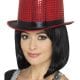 Sequin Top Hat Red