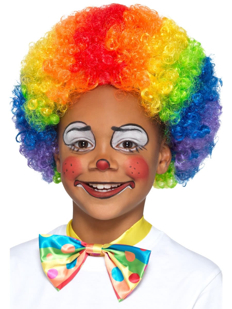 Rainbow Clown Childrens Wig