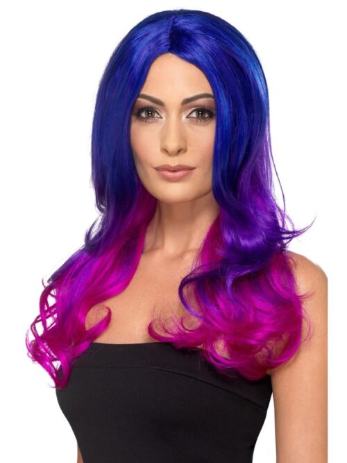 Fashion Ombre Wig Blue/Pink