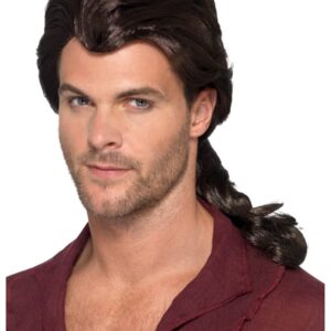 Marauder Pirate Wig, Brown