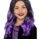 Kids Witch Wig Black/Purple