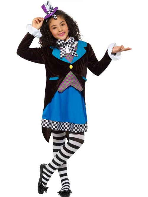 Little Miss Hatter Children's Fancy Dress Costume
