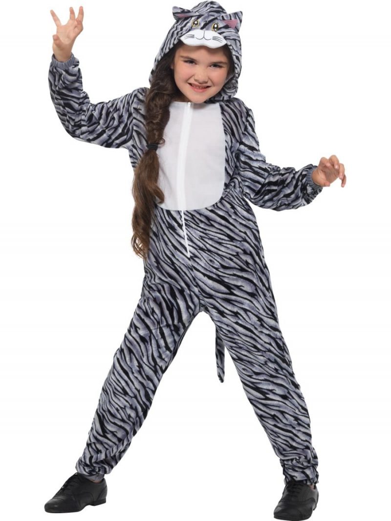 Tabby Cat Children's Unisex Fancy Dress Costume