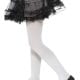White Children's Opaque Tights Age 6-12