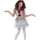 Vintage Clown Girl Children's Halloween Fancy Dress Costume