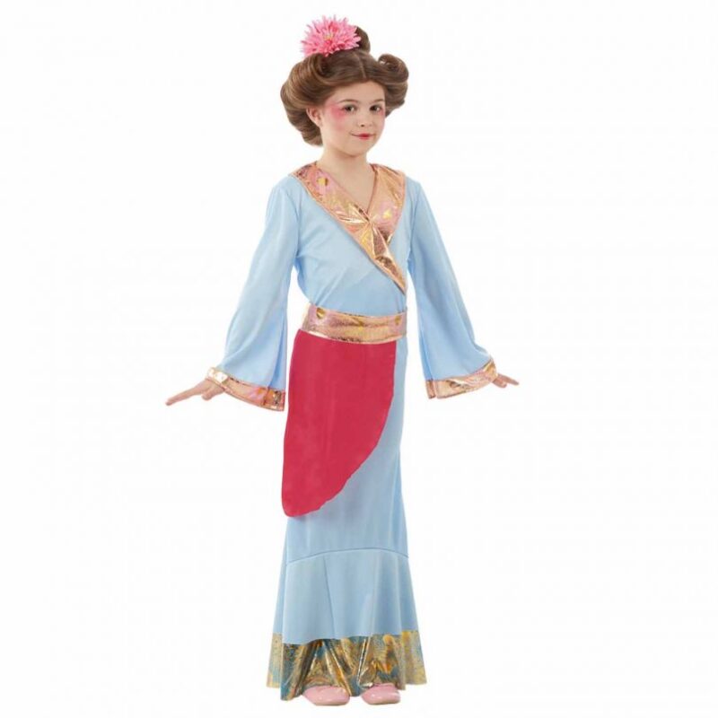 Japanese Oriental Princess Children's Fancy Dress Costume