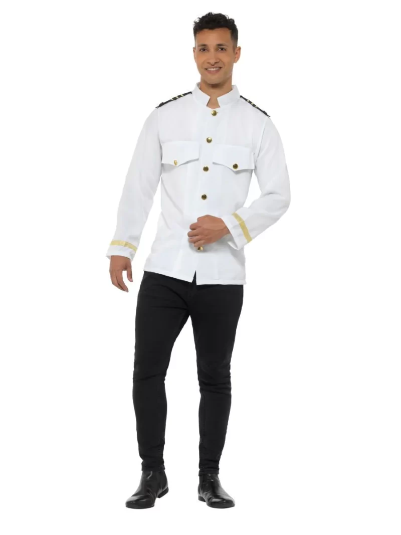 Captain Jacket Men's Fancy Dress Costume - Image 2