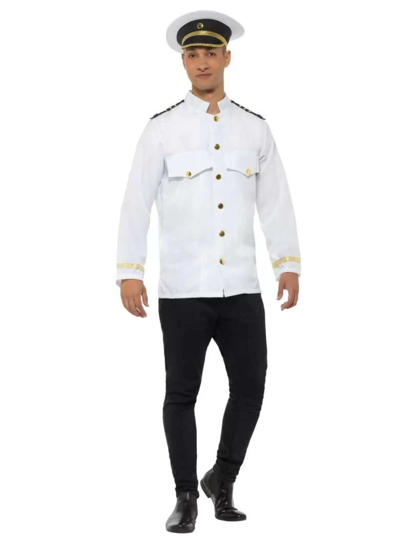 Captain Jacket Men's Fancy Dress Costume