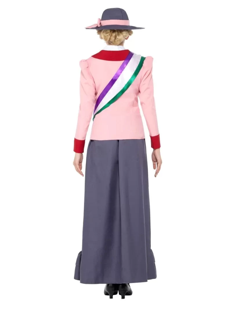 Deluxe Victorian Suffragette Ladies Fancy Dress Costume