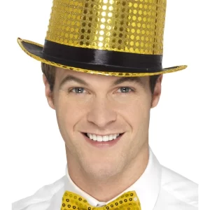 Sequin Top Hat Gold - Image 2