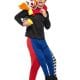 Piggyback Kidnap Clown Halloween Men's Fancy Dress Costume