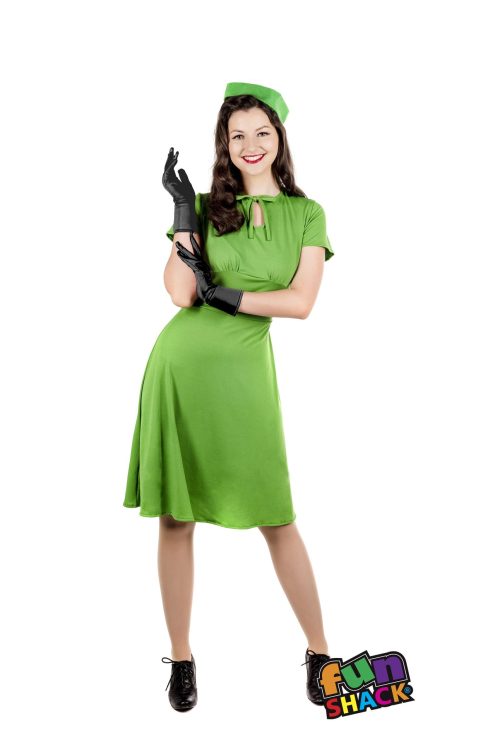 40's Dress Ladies Fancy Dress Costume