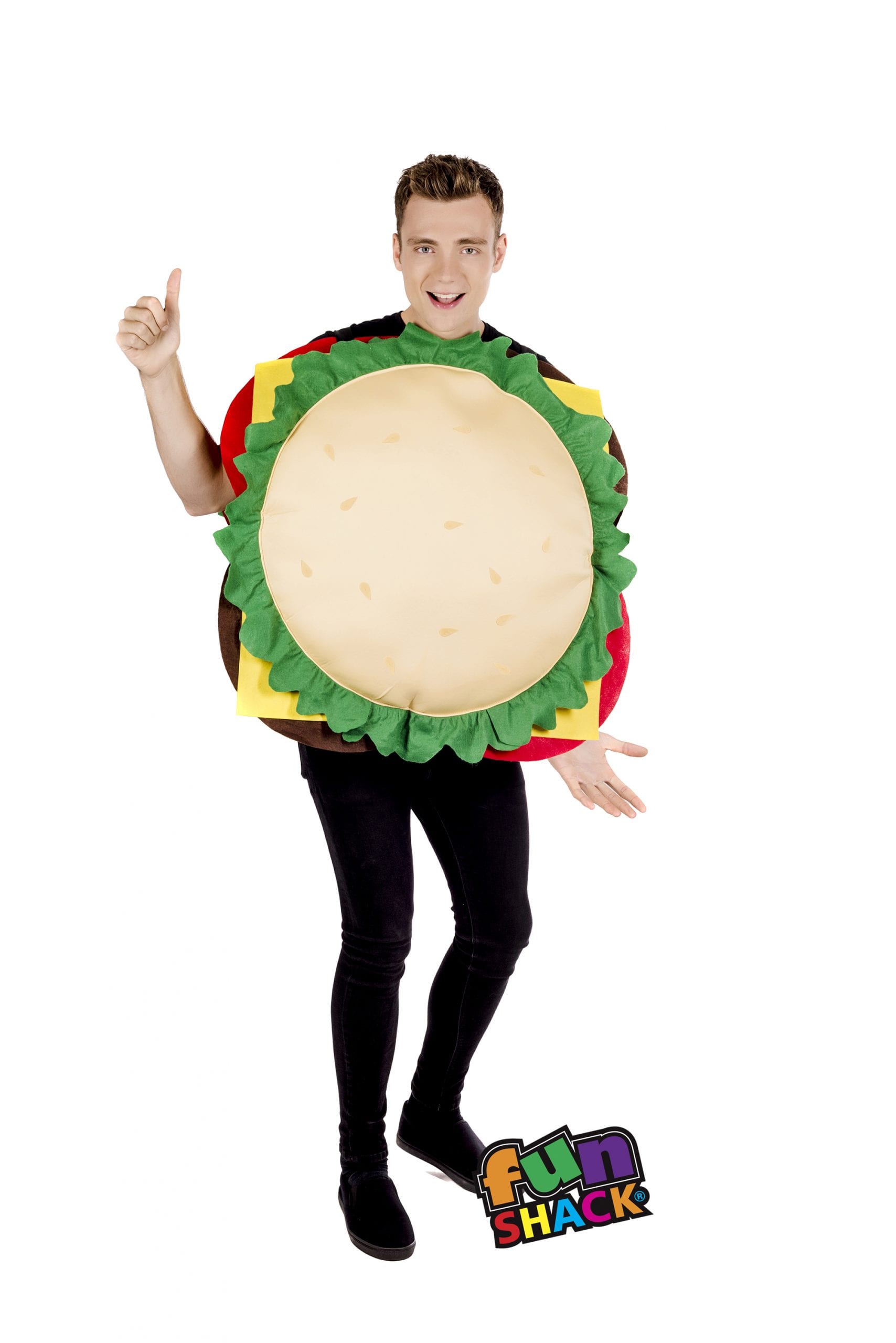 Cheeseburger Novelty Unisex Fancy Dress Costume