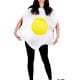 Fried Egg Novelty Unisex Fancy Dress Costume