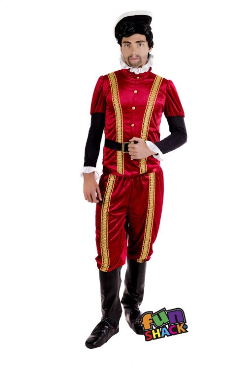 Tudor Earl Men's Fancy Dress Costume