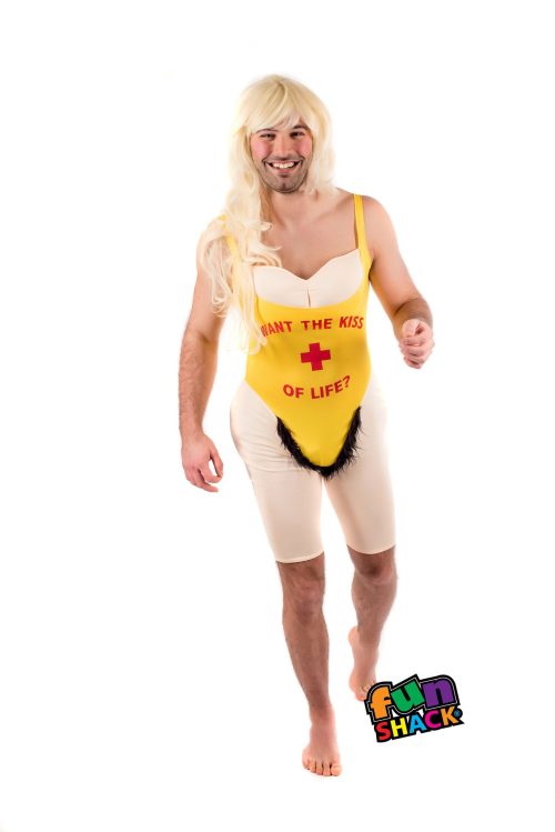 Kiss of Life Guard Men's Fancy Dress Costume