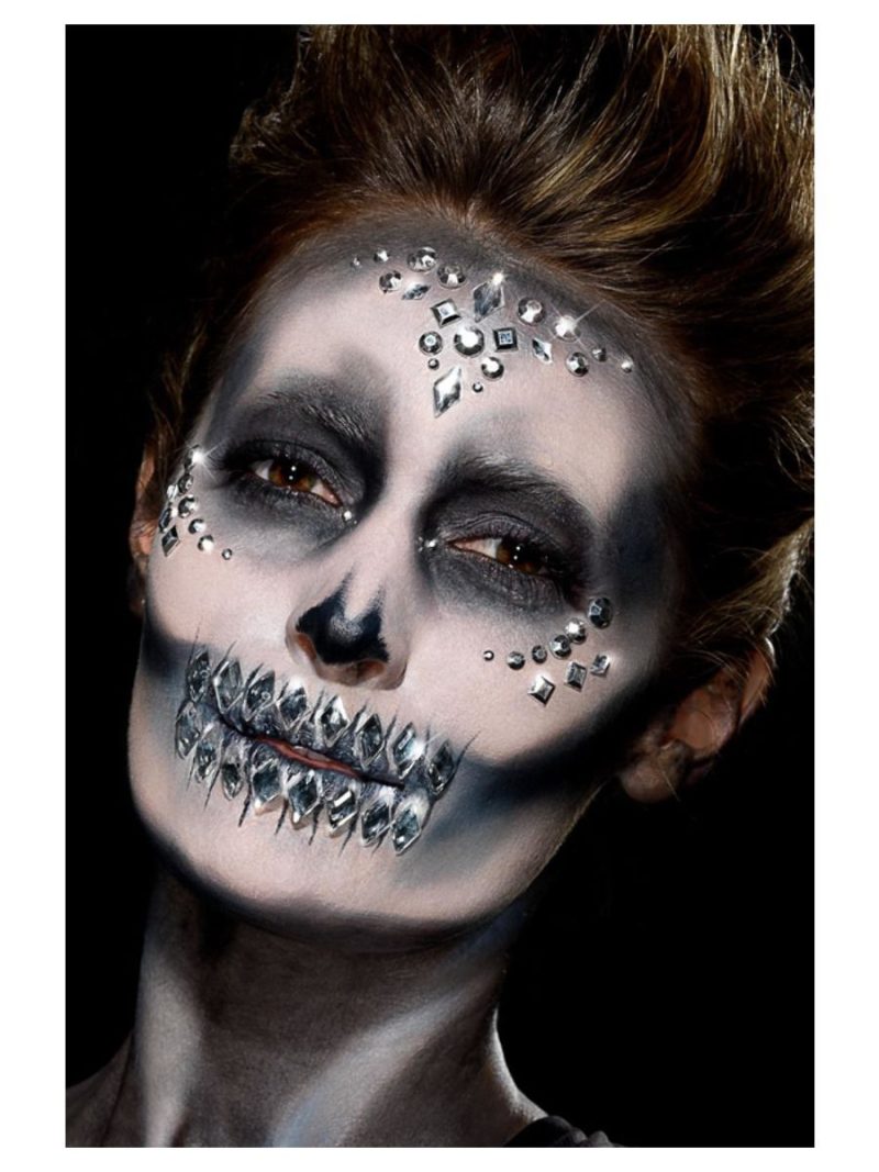 Jewel Face Gems Silver
