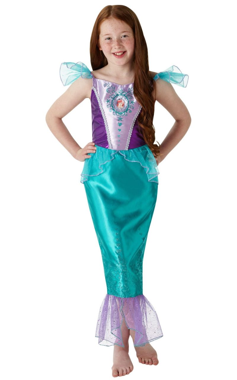 Disney Princess Gem Princess Ariel Tween Children's Fancy Dress Costume