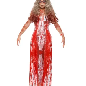 Bloody Prom Queen (Carrie) Ladies Fancy Dress Costume - Image 2