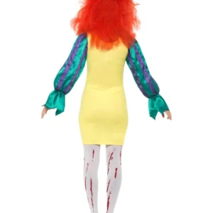 Classic Horror (IT) Clown Lady Halloween Ladies Fancy Dress Costume - Image 3
