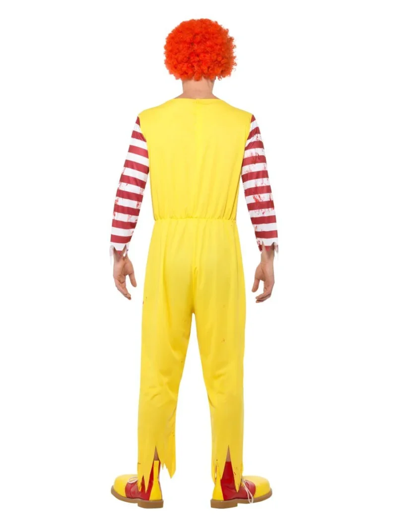 Kreepy Killer Clown (Ronald McDonald) Halloween Men's Fancy Dress Costume - Image 3