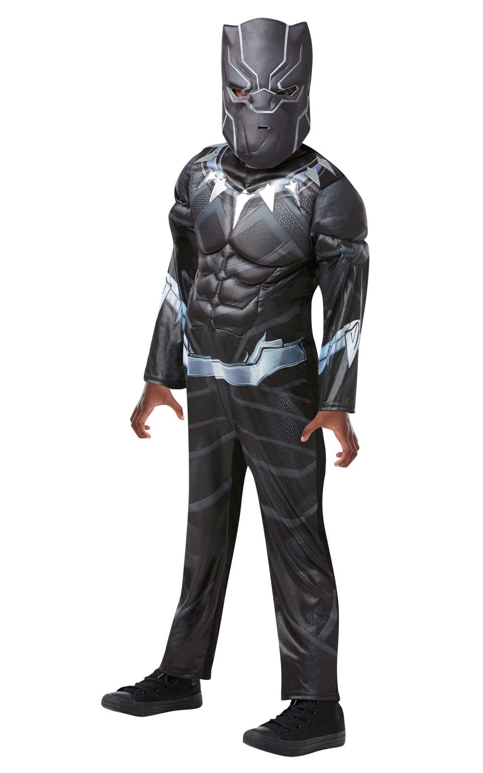Marvel Avengers Deluxe Black Panther Children's Fancy Dress Costume.