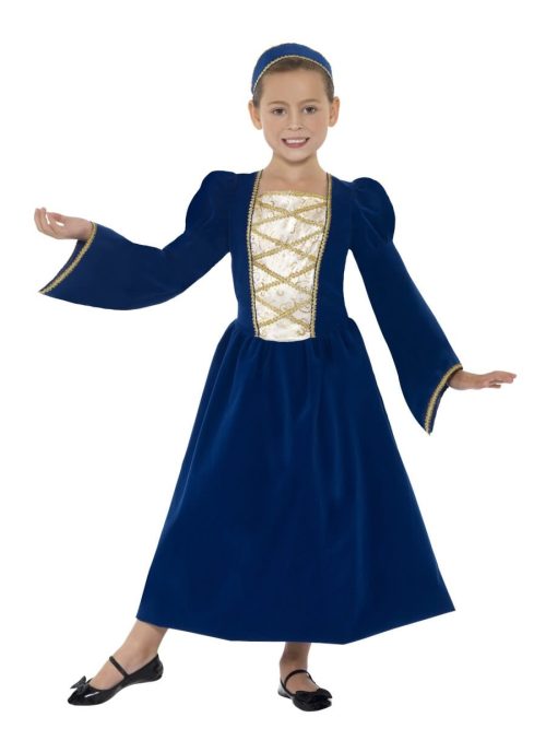 Tudor Princess Children's Fancy Dress Costume
