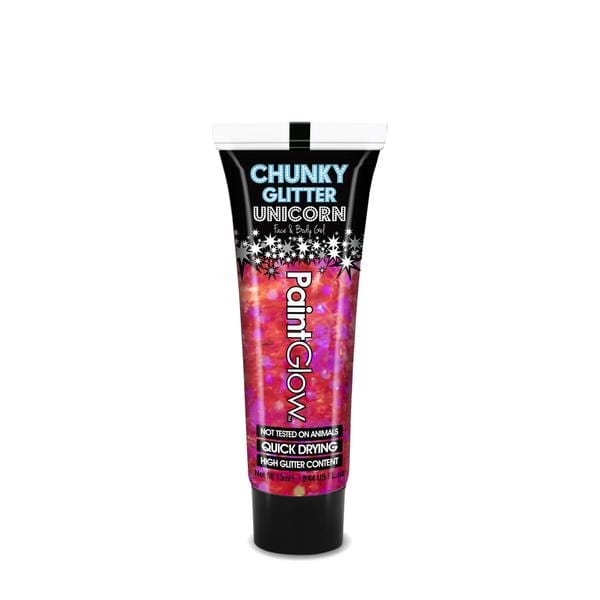 PaintGlow Unicorn Chunky Glitter Gels 13ml Heart Breaker