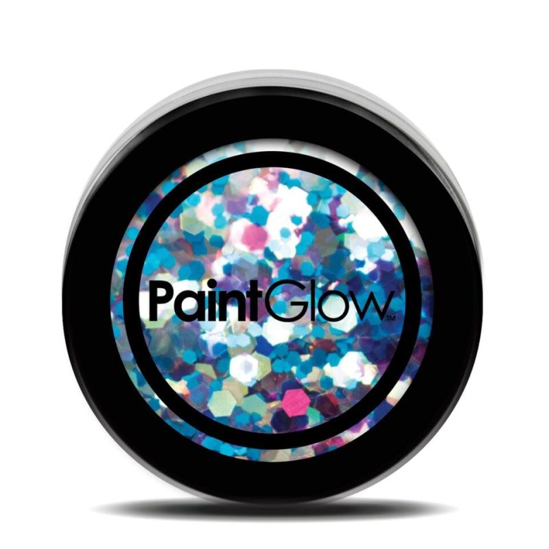 PaintGlow Chunky Holographic UV Cosmetic Glitter 5g Mermaid Mist
