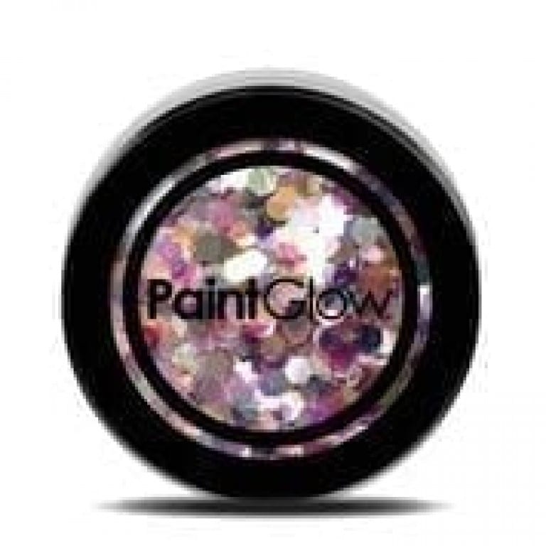 PaintGlow Chunky Holographic UV Cosmetic Glitter 5g Carnival Chaos
