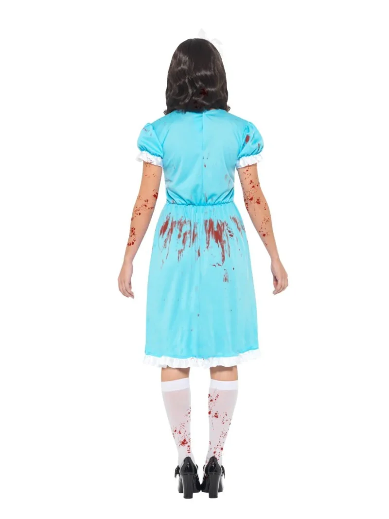 Bloody Murderous Twin Ladies Halloween Fancy Dress Costume - Image 3