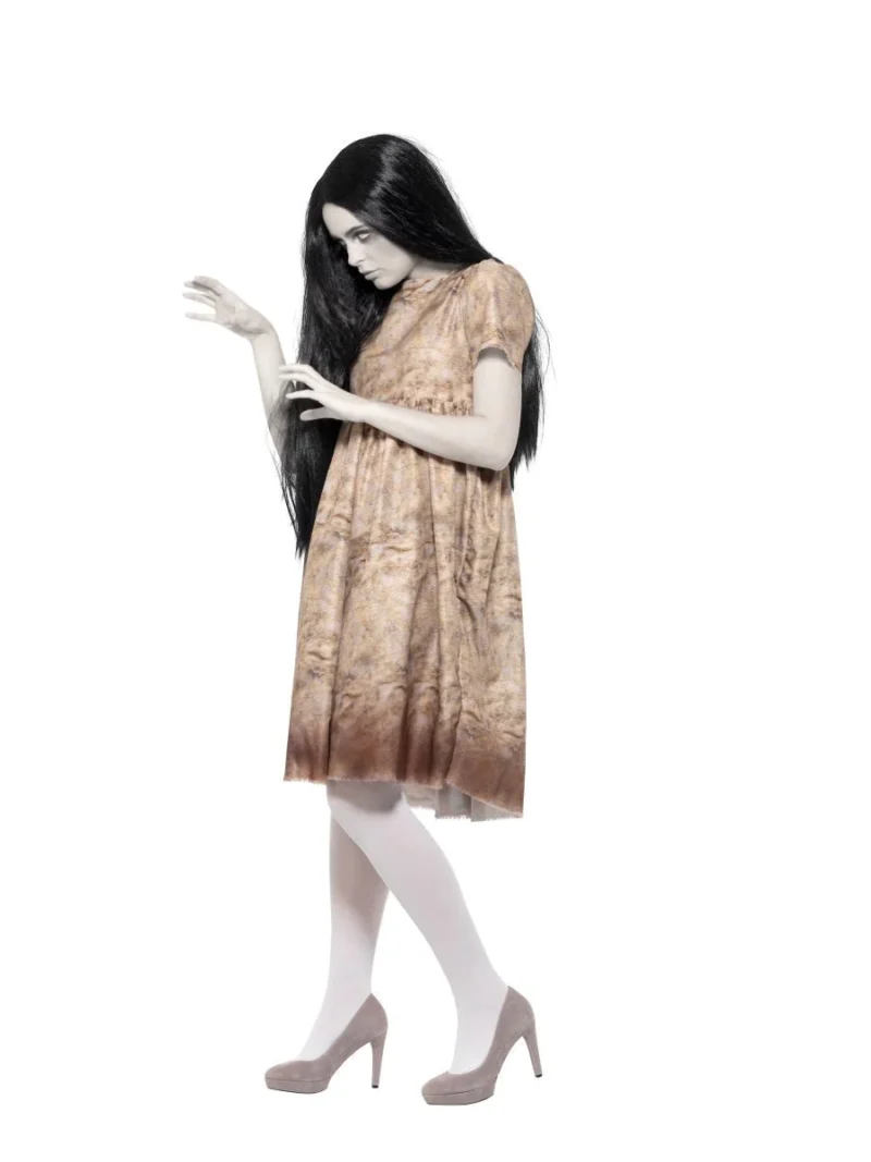 Evil Spirit (The Ring) Ladies Halloween Fancy Dress Costume - Image 3
