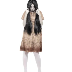 Evil Spirit (The Ring) Ladies Halloween Fancy Dress Costume - Image 2