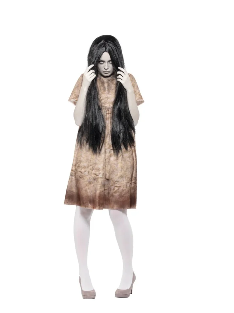 Evil Spirit (The Ring) Ladies Halloween Fancy Dress Costume - Image 2