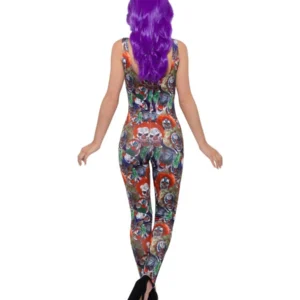 Fever Collection Creepy Clown Ladies Halloween Fancy Costume - Image 3