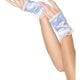 Bijou Boutique Blue Glovettes with Lace Trim