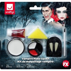 Smiffys Make-Up FX, Vampire Kit, White & Red - Image 3