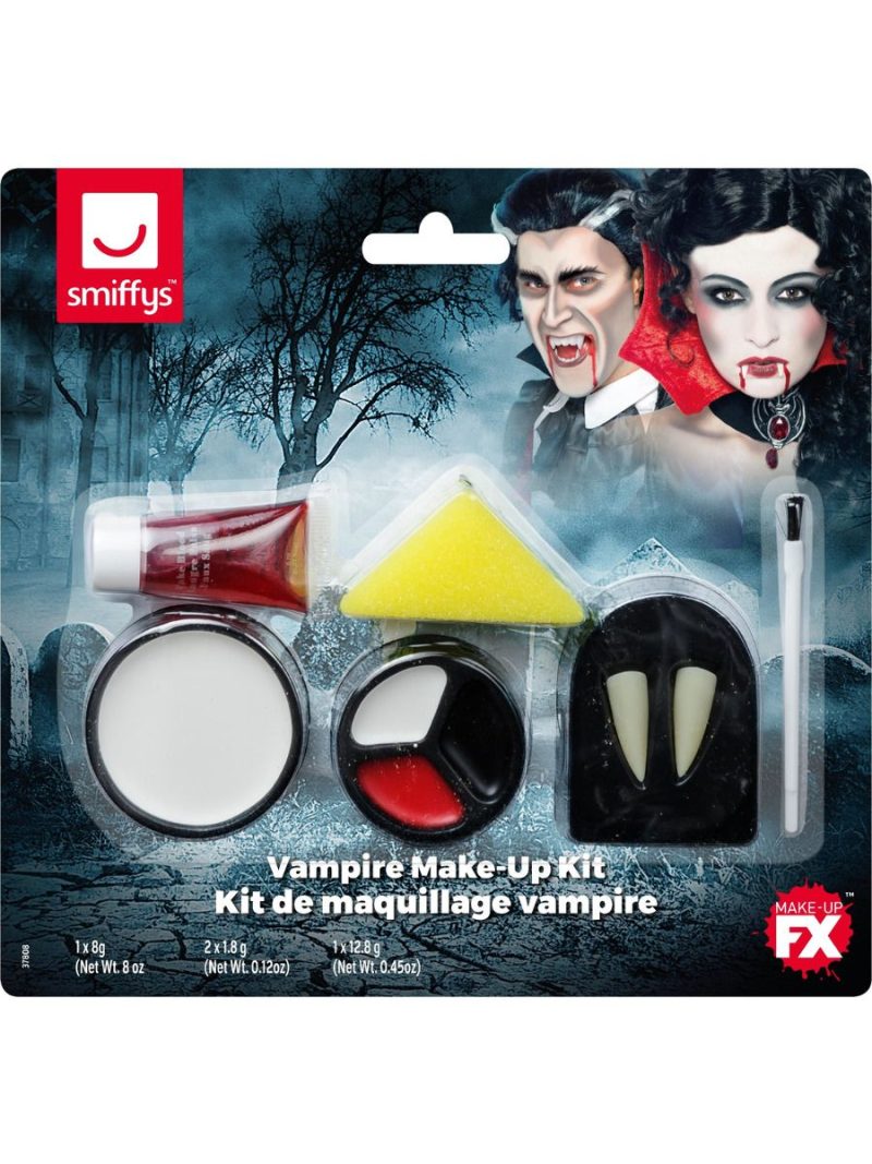 Smiffys Make-Up FX, Vampire Kit, White & Red - Image 3