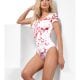 White Opaque Bloody Bodysuit