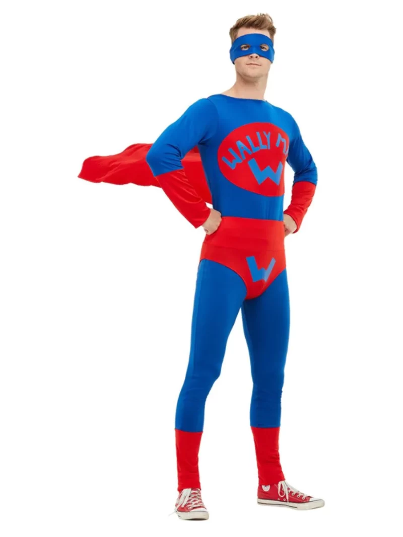 Wallyman Superhero Men's Fancy Dress Superhero Costume