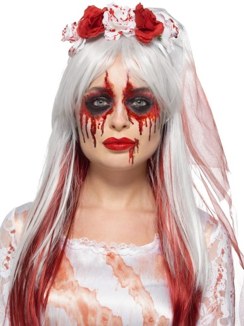 Smiffys Make-Up FX, Blood Drip Bride Kit