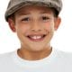 Kids Flat Cap, Brown & Black