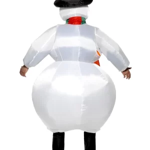 Inflatable Snowman Christmas Fancy Dress Costume - Image 3