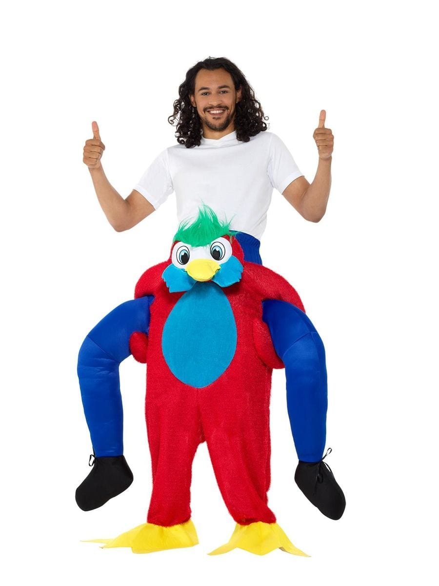 Piggyback Parrot Novelty Fancy Dress Costume